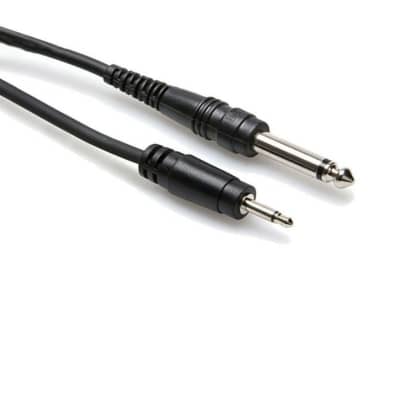 Hosa CMP-310 Patch Cable (3.5mm Mono - 1/4" Mono Jack) - 3M image 2