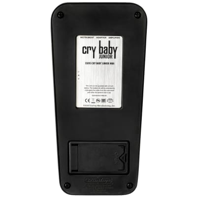 Dunlop CBJ95SW Special Edition Cry Baby Junior Wah Pedal with 4 Free Cables, White image 3