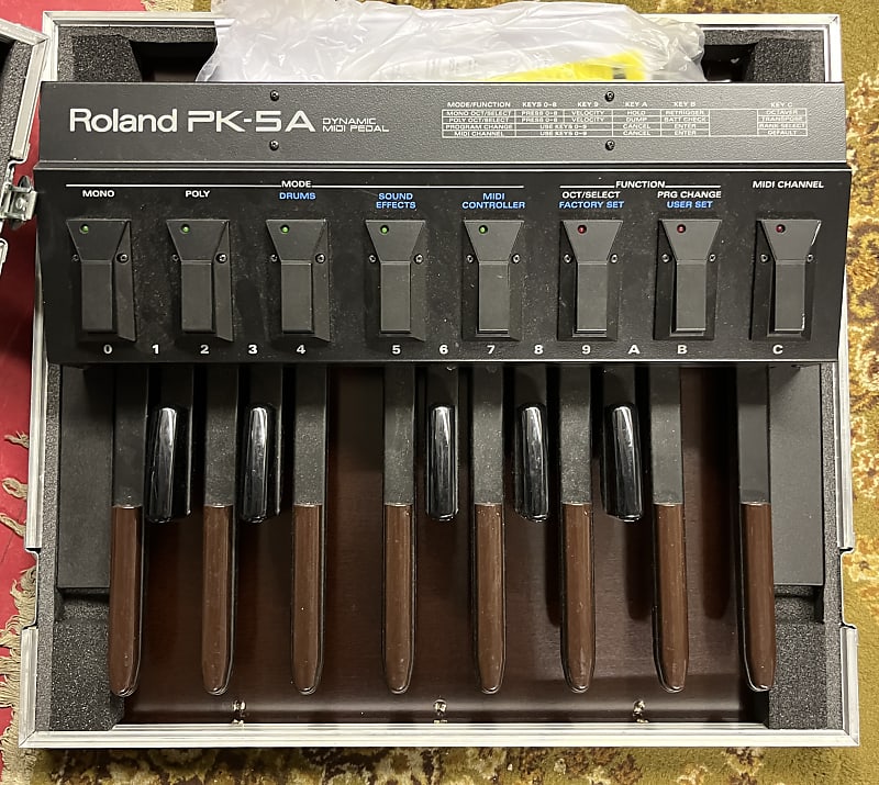 Roland PK-5A Dynamic MIDI Pedal Controller w/ Flight Case image 1