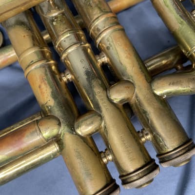 1940 Conn 80a? Long Cornet (trumpet) project horn image 11