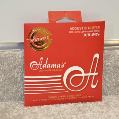ADAMAS Historic 1616 Light Phosphor Bronze / for Acoustic 12-String Guitar / Complete Box of 12 Sets image 6