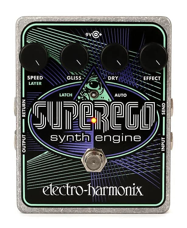 Electro-Harmonix SUPEREGO Synth Engine Pedal image 1