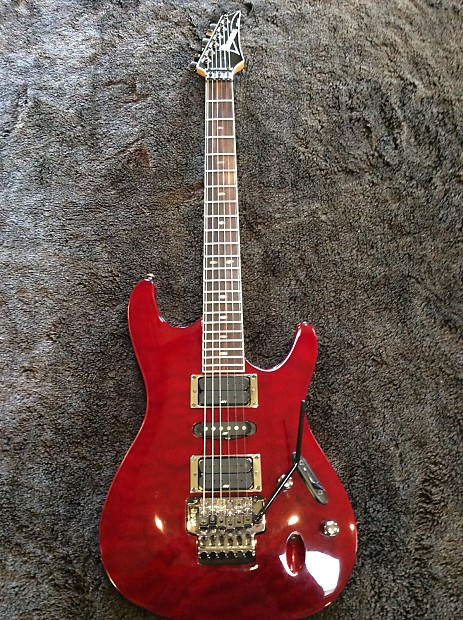 1998 Ibanez S470 QS S Series Transparent Red | Reverb