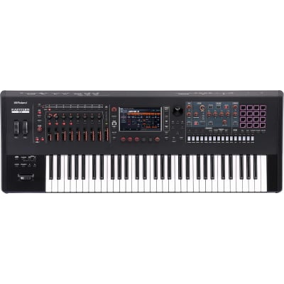 Mint Roland Fantom 6 EX Semi-Weighted 61-Key Music Workstation Synthesizer Keyboard
