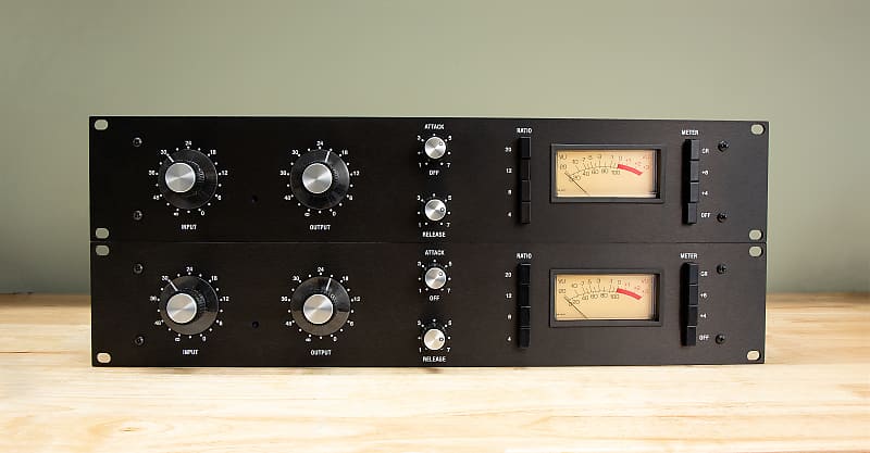 Hairball Audio 1176 Rev D Compressors, Stereo Pair with Active Link Cards image 1