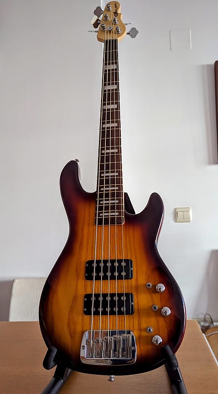 G&L Tribute Series L-2500 5-String Bass with Rosewood Fretboard 2010s - Tobacco Sunburst image 1