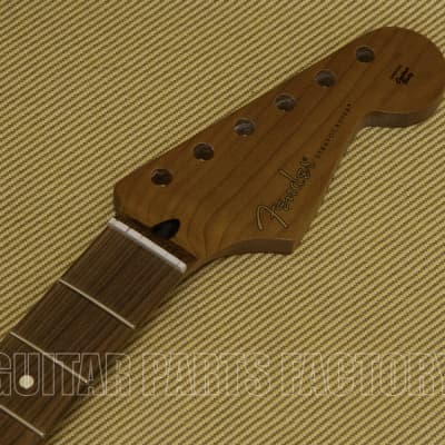 099-0403-920 Fender Roasted Pao Ferro Stratocaster Neck 22 Jumbo Frets Flat Oval image 3