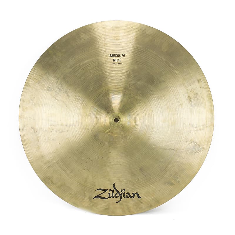 Zildjian 22" A Series Medium Ride Cymbal 1982 - 2012 image 2
