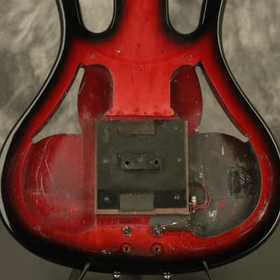 Immagine '67 Ampeg ASB-1 Scroll "DEVIL BASS" Cherry-Red restored by Bruce Johnson - 21