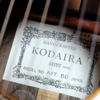 Kodaira AST-60 Japan Natural Gloss | Reverb