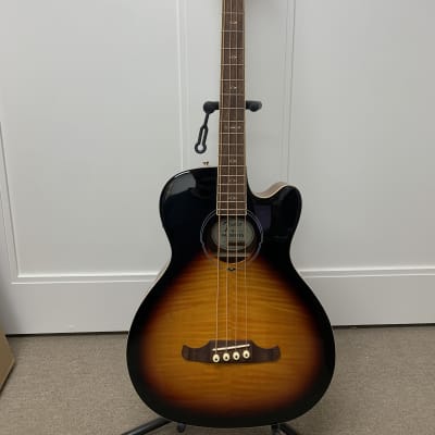 Fender FA-450CE 4-String Acoustic Electric Bass Guitar 3-Tone Sunburst image 1