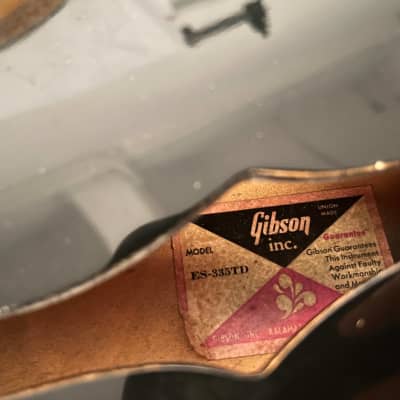 Gibson ES-335TD 1970 - 1981 - Ebony image 20
