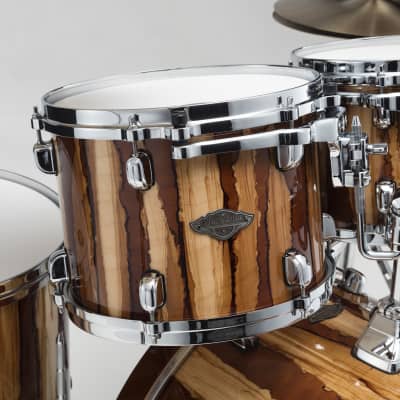 Tama MBS42S-CAR Starclassic Performer Shell Kit 4 pcs - Caramel Aurora/Chrome HW image 6