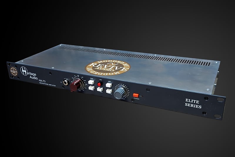 Revive Audio Modified: Heritage Audio HA-73 Elite Series Single-Channel Mic Preamp, Inner Neve image 1