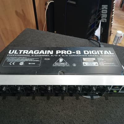 Behringer Ultragain Pro-8 Digital ADA8000 8-Channel A/D Converter image 2