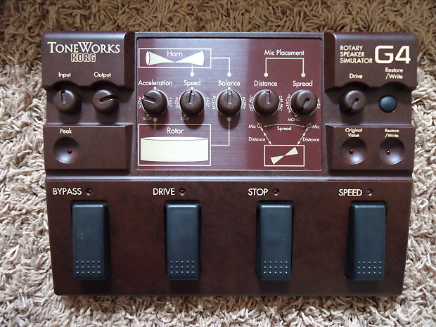 熱い販売 Korg ToneWorks Effect Leslie Simulator Speaker Rotary G4 ギター