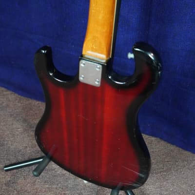 Teisco Electric Guitar 1960s Cherry Burst image 8