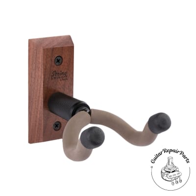 String Swing Wall Hanger for Acoustic & Electric Guitars CC01K-BW - Black Walnut