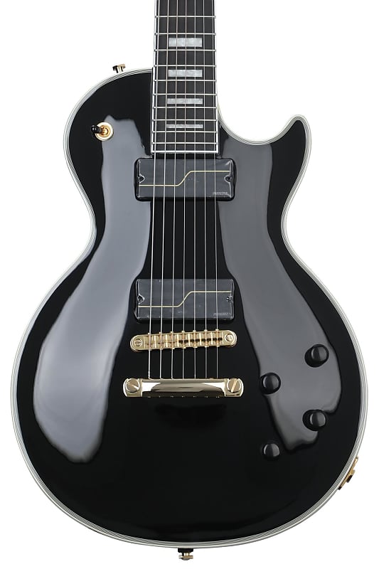 Epiphone 7-string Matt Heafy Les Paul Custom Origins Electric Guitar - Ebony image 1