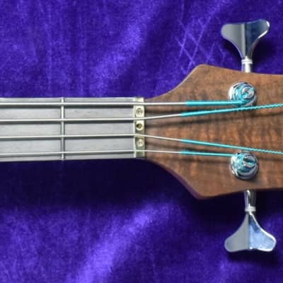 Alembic Stanley Clarke "Brown Bass", Walnut Top/Back with Ebony *Green LED's image 5
