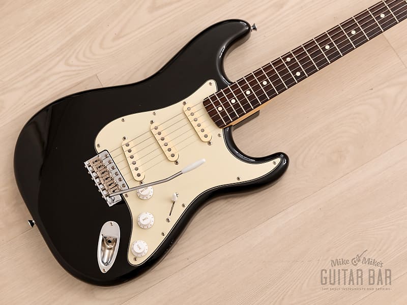 1983 ESP 400 Series ST465 Vintage S-Style Guitar Black, One-Owner w/ Case, Japan image 1