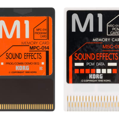 Korg MPC-014 + MSC-014 Data Card Bundle for M1