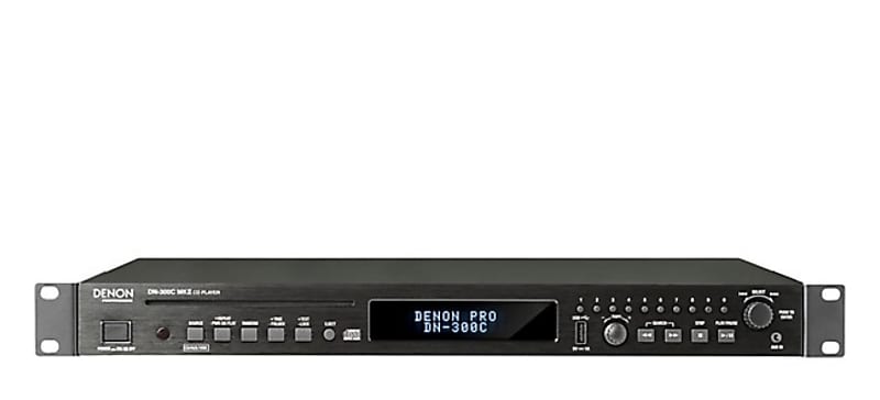 Denon Professional 1RU DN-300CMKII CD/Media Player With Tempo | Reverb