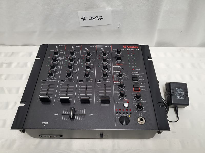 Vestax VMC-004FXu DJミキサー Vestax › VMC-004FXU › Mixer - Gearbase | DJResource
