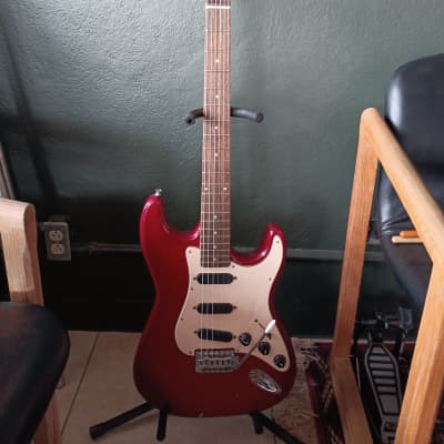 1990's Hondo II  Strat Style - Red for sale