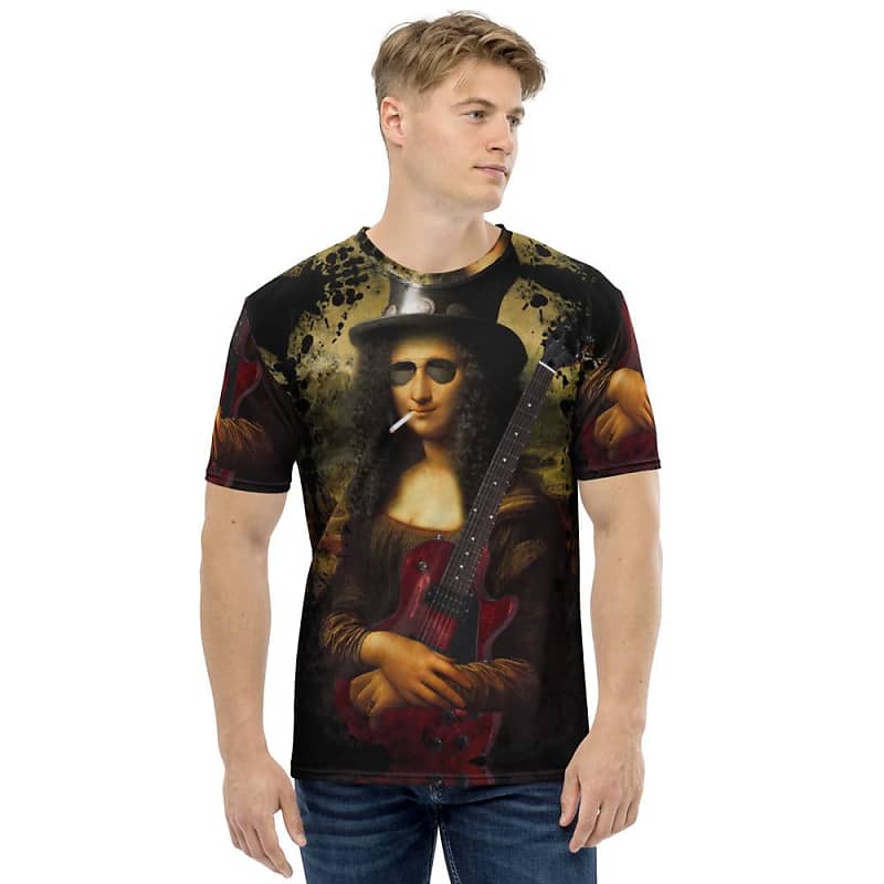 Slash-a-Lisa All-Over-Print Guitar T-shirt - L