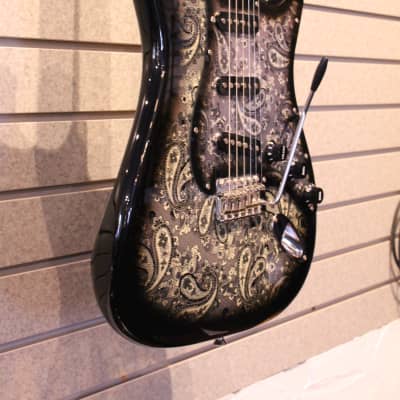 Fender Black Paisley Stratocaster MIJ Limited Edition with Hard Case image 2
