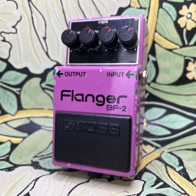 Boss BF-2 Flanger 1980-1984 (Black Label) Made In Japan | Reverb