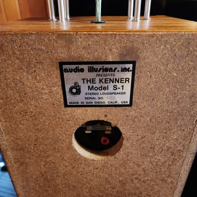 Audio Illusions “The Kenner” Model S-1 Loudspeakers - Very Rare image 9