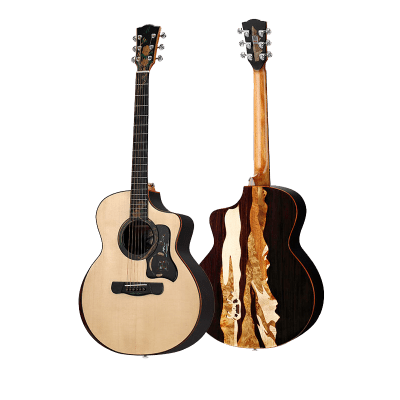 Merida Extrema Summer cutaway solid Spruce Top Acoustic guitar (Optional pickups can be added) for sale