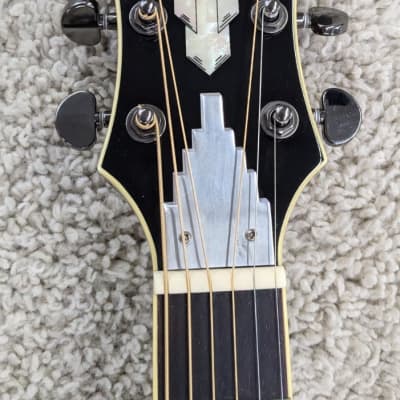 D'Angelico Premier Delancey Dreadnought Size Acoustic Electric Guitar, Sunburst image 8