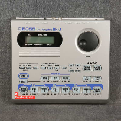 Boss Dr-3 Dr. Rythm Programmable Drum Machine - 2nd Hand