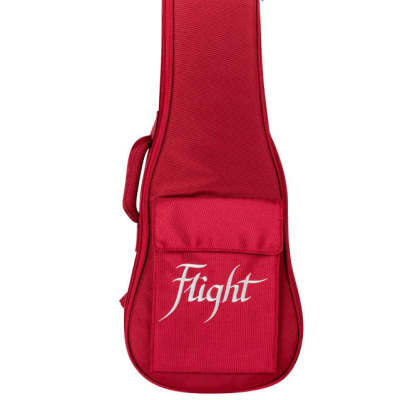 Flight Fireball EQ-A Tenor Ukulele New - solid mango body with dyed maple appointments image 11