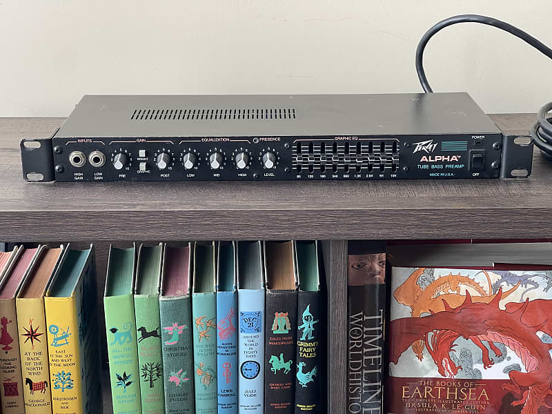 Peavey Alpha Bass Dual Tube Rackmount Bass Preamp Great! Reverb