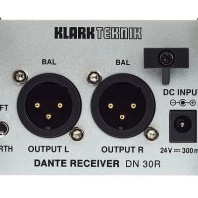 Klark Teknik DN 30R 2-channel Dante Audio Receiver image 5