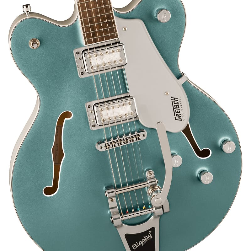 Gretsch G5622T-140 Electromatic 140th Double Platinum Center Block with Bigsby Two-Tone Stone Platinum/Pearl Platinum image 1