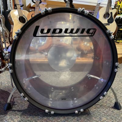 Ludwig Vistalite 3-piece Shell Pack Red image 4