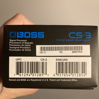 Boss CS-3 Compression Sustainer (Silver Label) 1997 - Present - Blue image 2