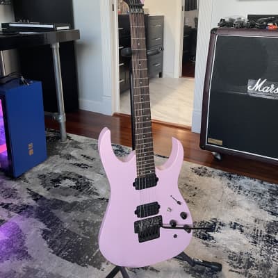 Ibanez RG1820X Prestige Galaxy Black (Matte Pastel Pink Refinish + upgraded DiMarzio Evolution pickups) for sale