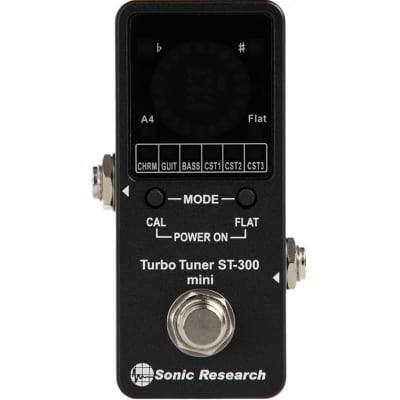 【Sonic Research】 ST-300 mini tuner Sonic Research Turbo Tuner ST-300 Mini Guitar Effects Pedal