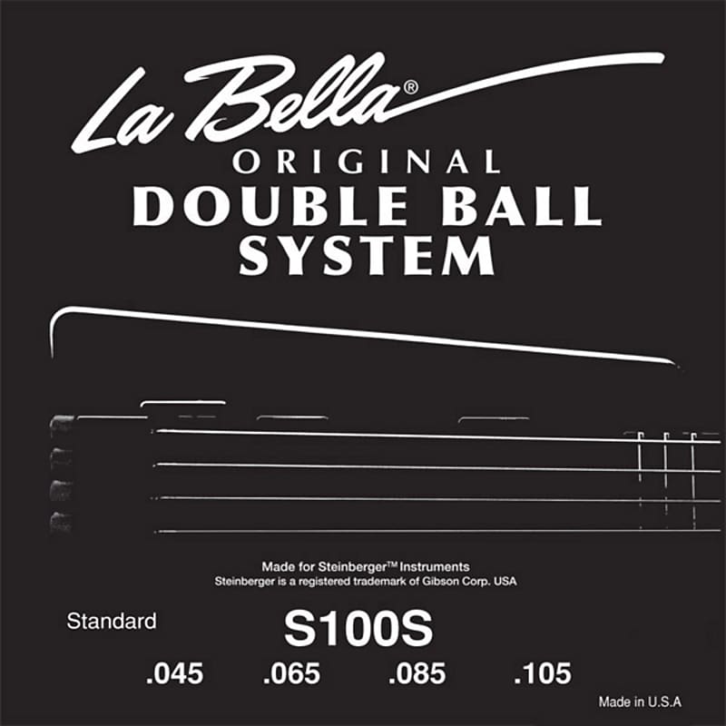 La Bella Double Ball Bass ストリング セット S500L Double Ball Bass Flat Wound - Light 43-104 - La Bella