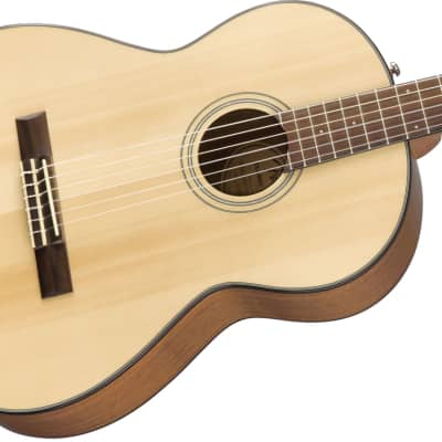 Fender CN-60S Nylon Classical Acoustic Guitar - Walnut Fingerboard, Natural image 2