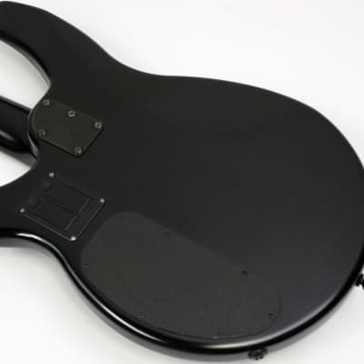 2008 Music Man Bongo 5 HH 5-String Electric Bass Guitar, Stealth Black image 3