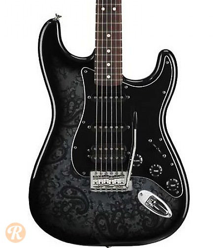 Fender FSR Black Paisley HSS Stratocaster Black Paisley 2012 image 1