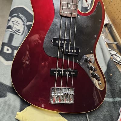 Fender AJB Aerodyne Jazz Bass 2003 - 2015 - Old Candy Apple Red image 6