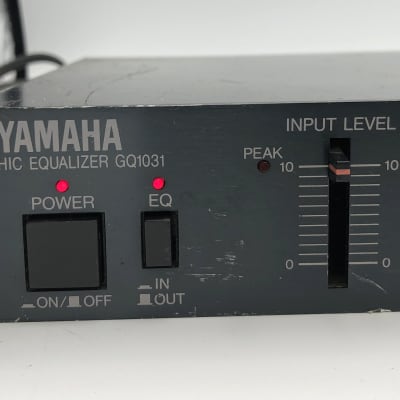 Yamaha GQ1031 Professional 31 Band Graphic Equalizer - Black Powder Coat image 2